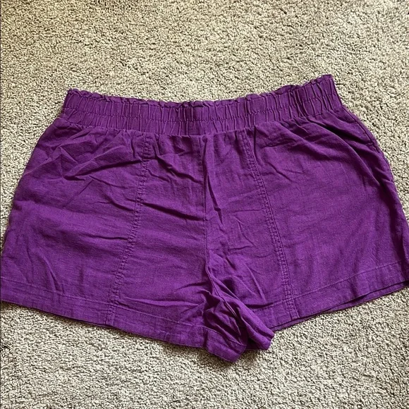 a new day Purple Cargo Shorts with Elastic Waistband - Picture 4 of 4